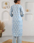 Blue Tulip Sequins Kurta