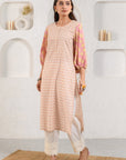 Peach Boho Suit Set