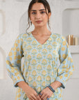 Blue Summer Kurta