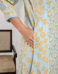 Blue Summer Kurta