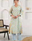 Blue Summer Kurta