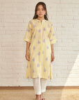 Yellow Voila Kaftan Kurta