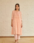 Peach Peony Kurta