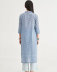 Indigo Gathered Kurta