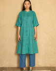 Green Oversized Kurta