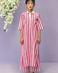 Pink Stripes Kurta