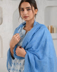 Blue Tulip Sequins Suit Set