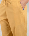 Mustard Gathered Suit Set
