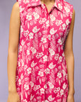 Pink Sleeveless Kurta