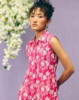 Pink Sleeveless Kurta