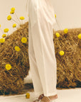 White Cotton Pants