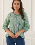Green Tie Shirt