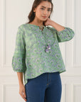 Green Tie Shirt