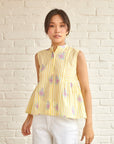 Yellow Aster Sleeveless Shirt
