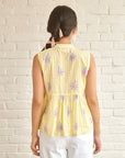 Yellow Aster Sleeveless Shirt