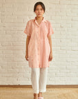 Peach Lily Oversized Shirt
