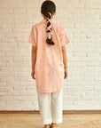 Peach Lily Oversized Shirt