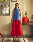 Blue Tulip Sleeveless Shirt
