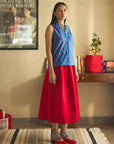 Blue Tulip Sleeveless Shirt