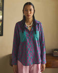 Purple Tulip Pocket Shirt