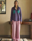 Purple Tulip Pocket Shirt