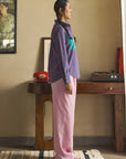 Purple Tulip Pocket Shirt