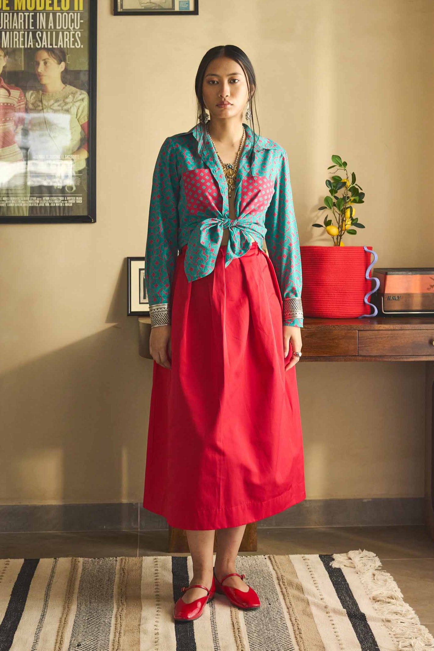 Red Green Pocket Shirt