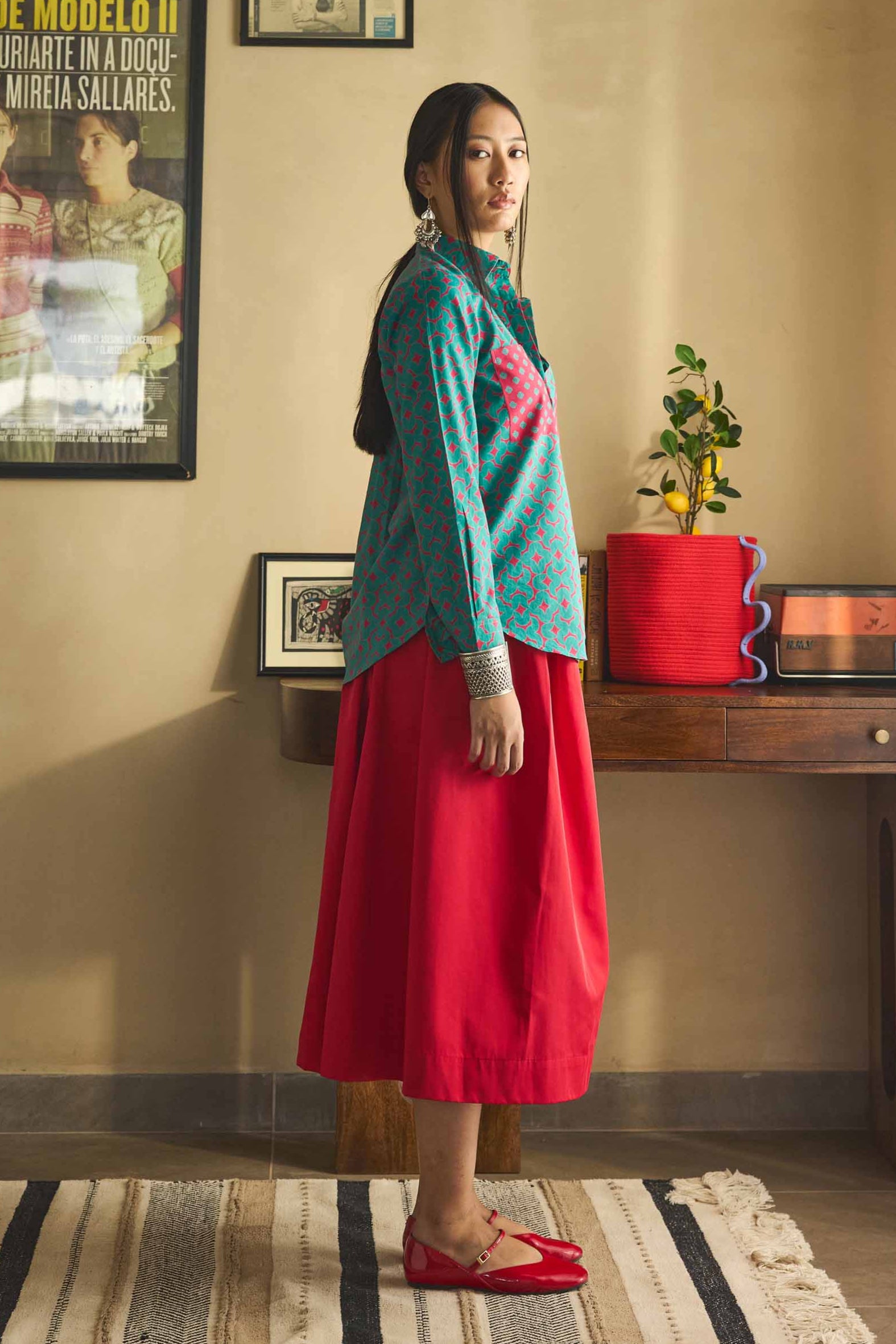 Red Green Pocket Shirt