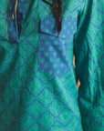 Blue Geometric Shirt