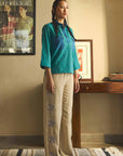 Blue Geometric Shirt