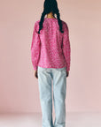 Pink Pleated Shirt