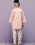 Lavender Bandhej Poplin Shirt