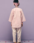Lavender Bandhej Poplin Shirt