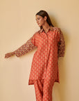 Rust Oversized Co-ord Set