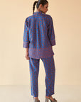 Blue Floral Block Co-ord Set