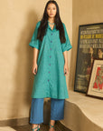 Green Oversized Kurta