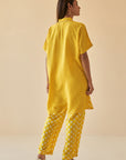 Yellow Lotus Oversized Co-ord Set