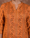 Vani Kurta in Orange
