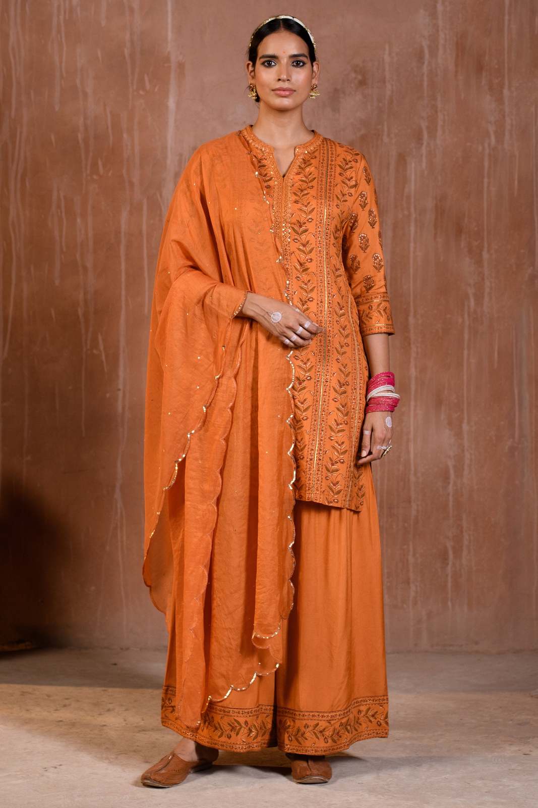 Vani Kurta in Orange