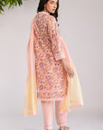Peachy Lace Kurta