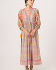 Paisley Shell Dress in Pink