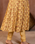 Kamakshi Churidar in Yellow
