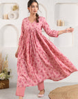 Pink Gulab Kurta