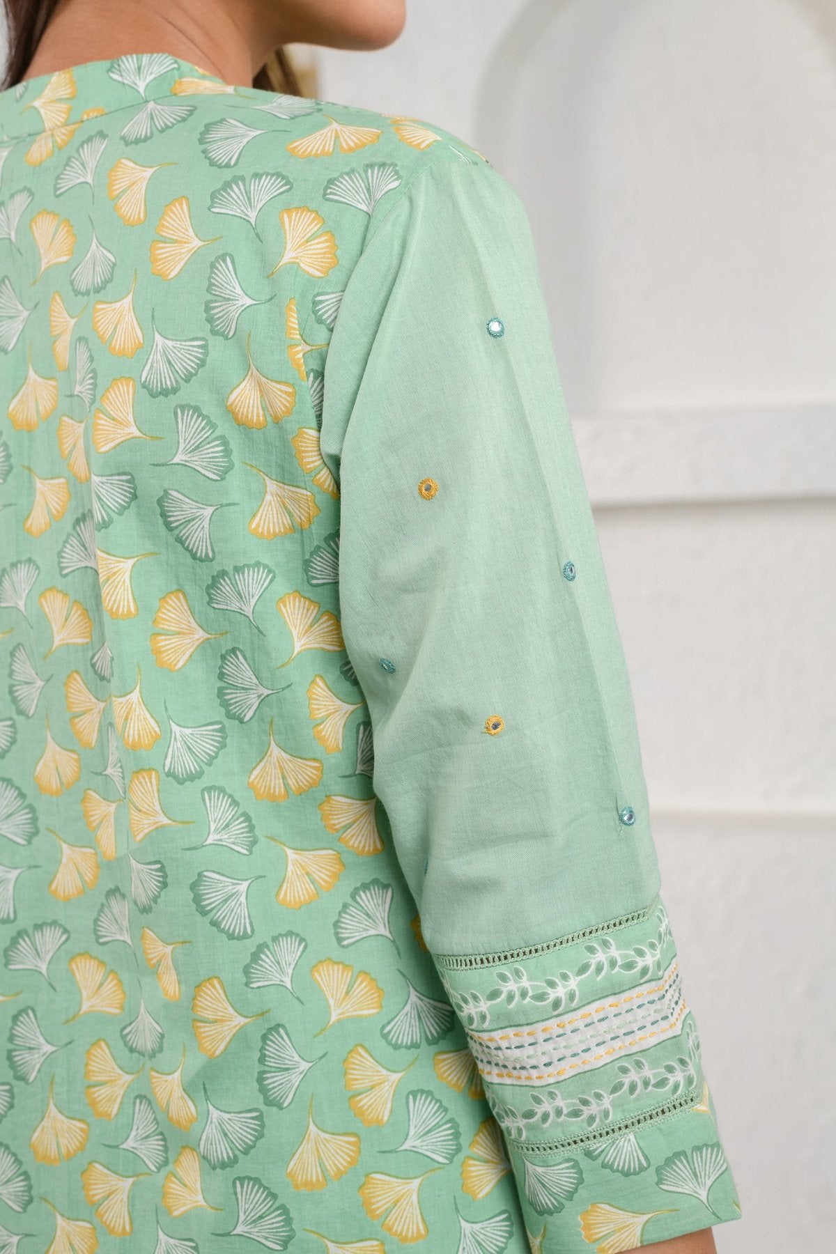 Green Gingko Suit Set