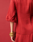 Red Sangria Short Dress