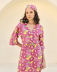 Floral Knot Short Dress