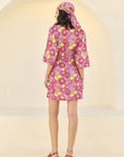 Floral Knot Short Dress