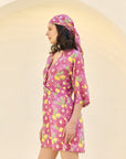 Floral Knot Short Dress