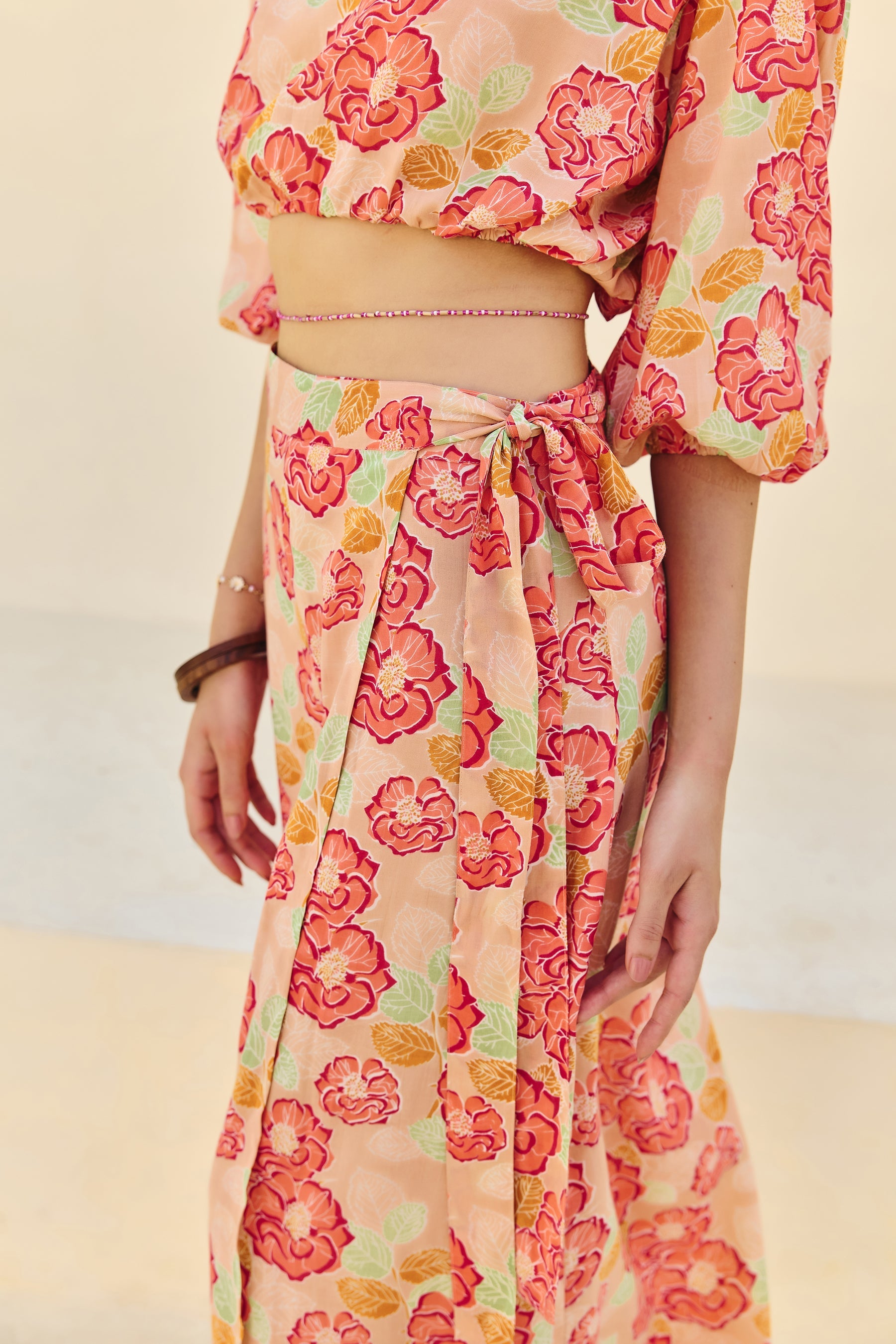 Floral Skirt Co-ord Set