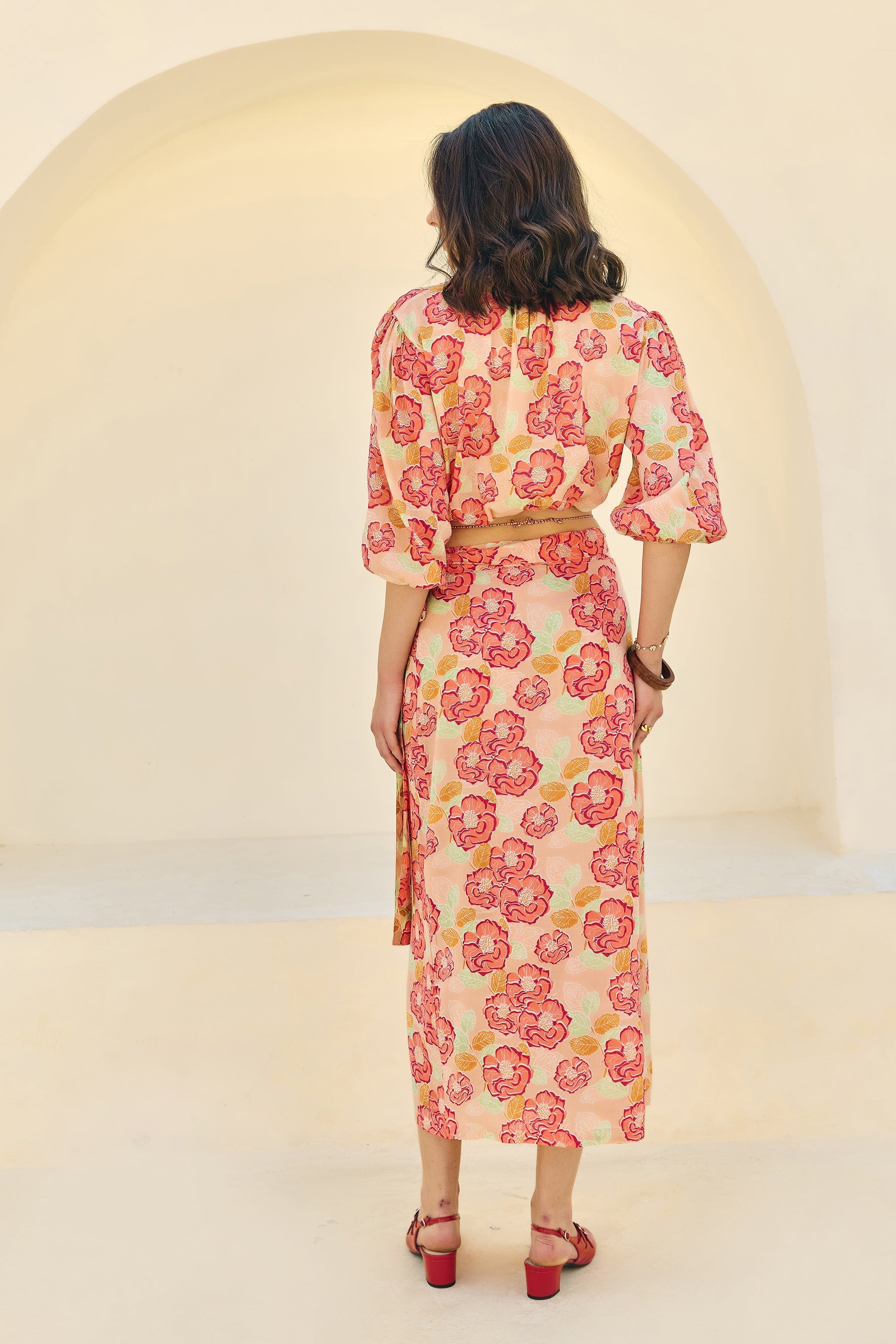 Floral Skirt Co-ord Set
